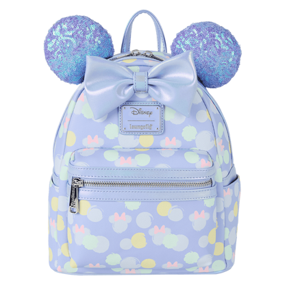 Minnie Mouse Exclusive Iridescent All-Over Print Sequin Ear Mini Backpack