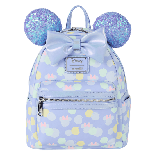 Minnie Mouse Exclusive Iridescent All-Over Print Sequin Ear Mini Backpack
