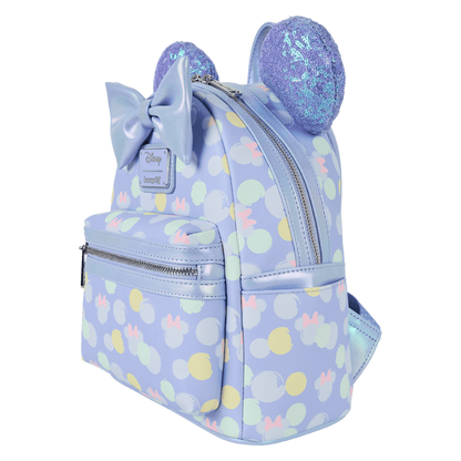 Minnie Mouse Exclusive Iridescent All-Over Print Sequin Ear Mini Backpack