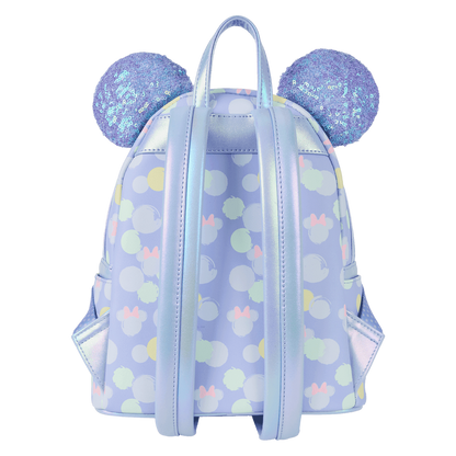 Minnie Mouse Exclusive Iridescent All-Over Print Sequin Ear Mini Backpack