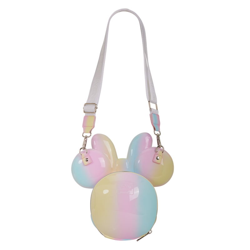 Minnie Mouse Pastel Tie-Dye Molded Figural Crossbody Bag