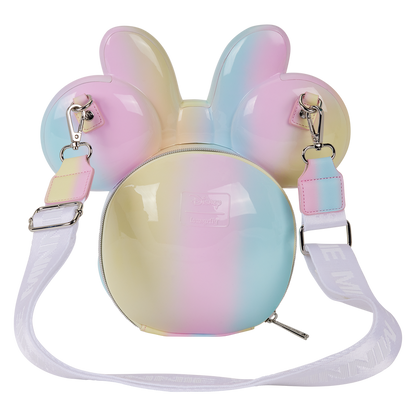 Minnie Mouse Pastel Tie-Dye Molded Figural Crossbody Bag