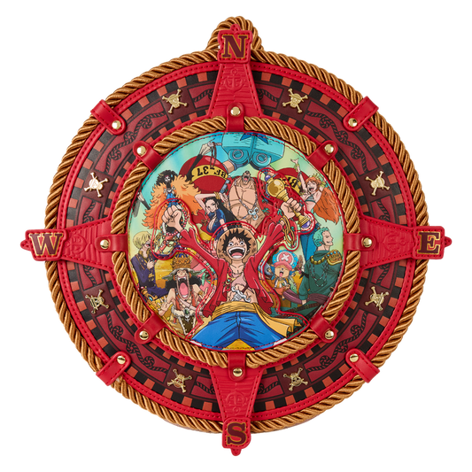 One Piece Compass Figural Mini Backpack