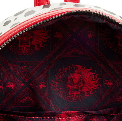 Disney Loungefly Mini Backpack - Villains Scene - 101 Dalmatians Cruella