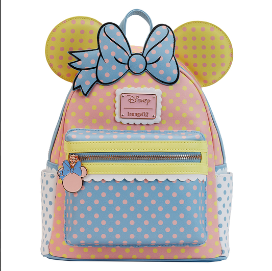 Minnie Mouse Pastel Polka Dot Mini Backpack