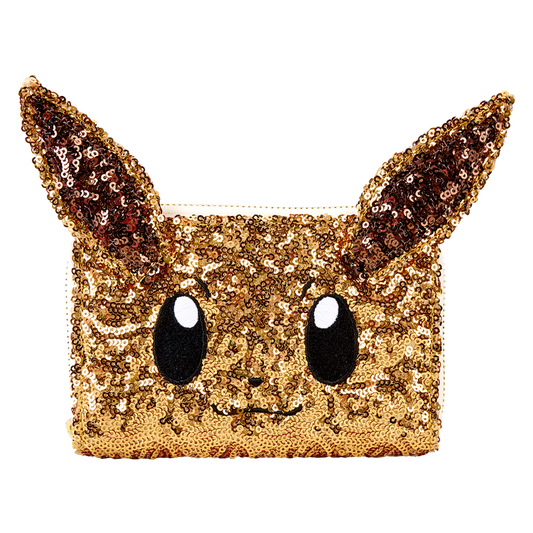 Pokémon Exclusive Eevee Sequin Cosplay Zip Around Wallet