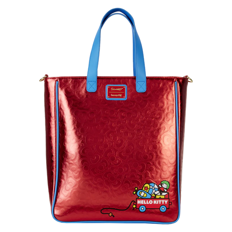 Sanrio Hello Kitty 50th Anniversary Metallic Tote Bag with Coin Bag