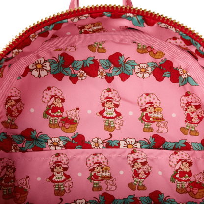 Loungefly Strawberry Shortcake Faux Denim Mini Backpack