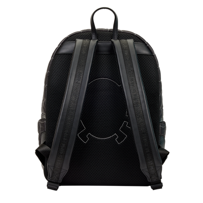 Spider-Man Black & White Suit Cosplay Quilted Full-Size Backpack