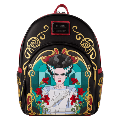 Universal Monsters The Bride Of Frankenstein Stained Glass Mini Backpack