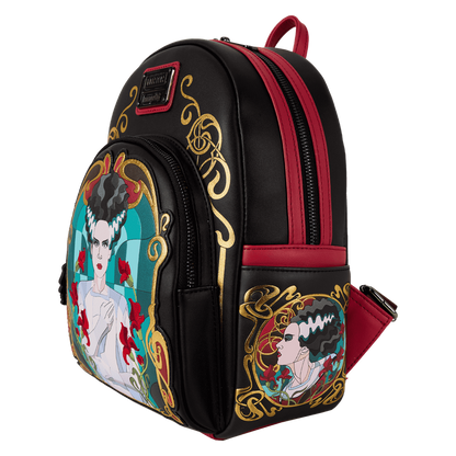 Universal Monsters The Bride Of Frankenstein Stained Glass Mini Backpack