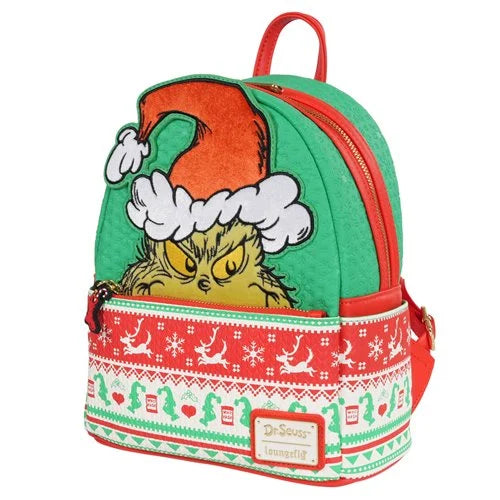 How the Grinch Stole Christmas Grinch Christmas Sweater Mini-Backpack Exclusive
