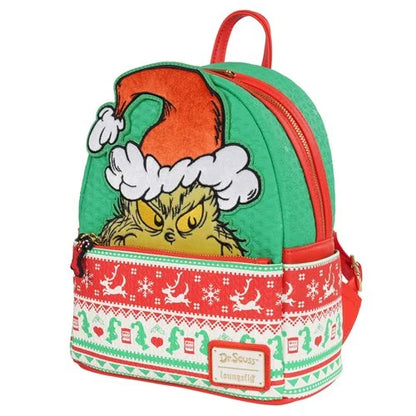 How the Grinch Stole Christmas Grinch Christmas Sweater Mini-Backpack Exclusive