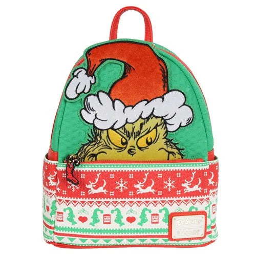 How the Grinch Stole Christmas Grinch Christmas Sweater Mini-Backpack Exclusive