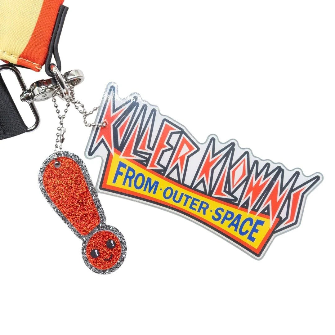 Killer Klowns from Outer Space Padded Pin Trading Tent Crossbody with Jumbo Charm