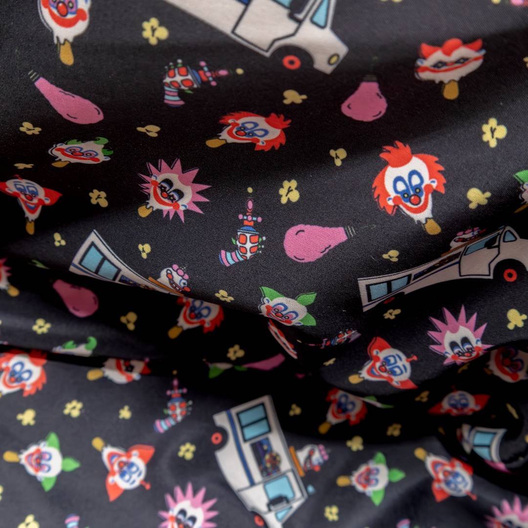 Killer Klowns from Outer Space Padded Pin Trading Tent Crossbody with Jumbo Charm